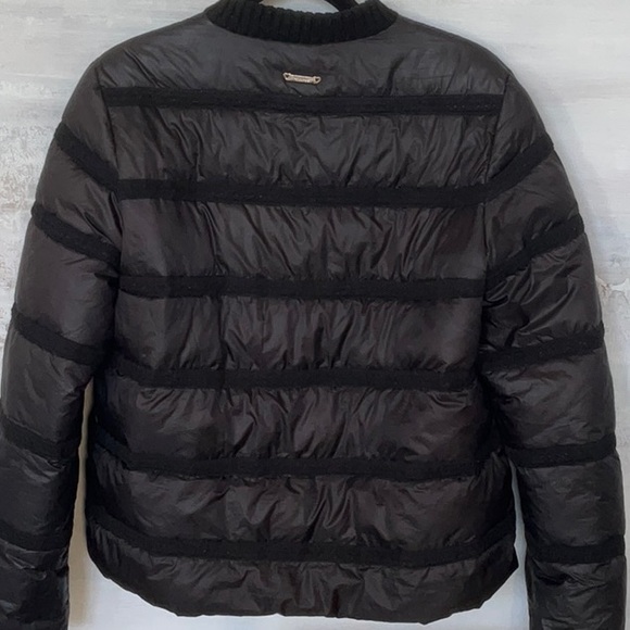 Ladies “Twin Set” black puffer  jacket size Medium - Picture 2 of 6
